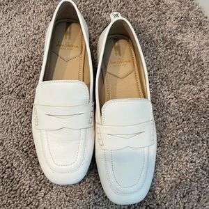 Sam Edelman white loafers